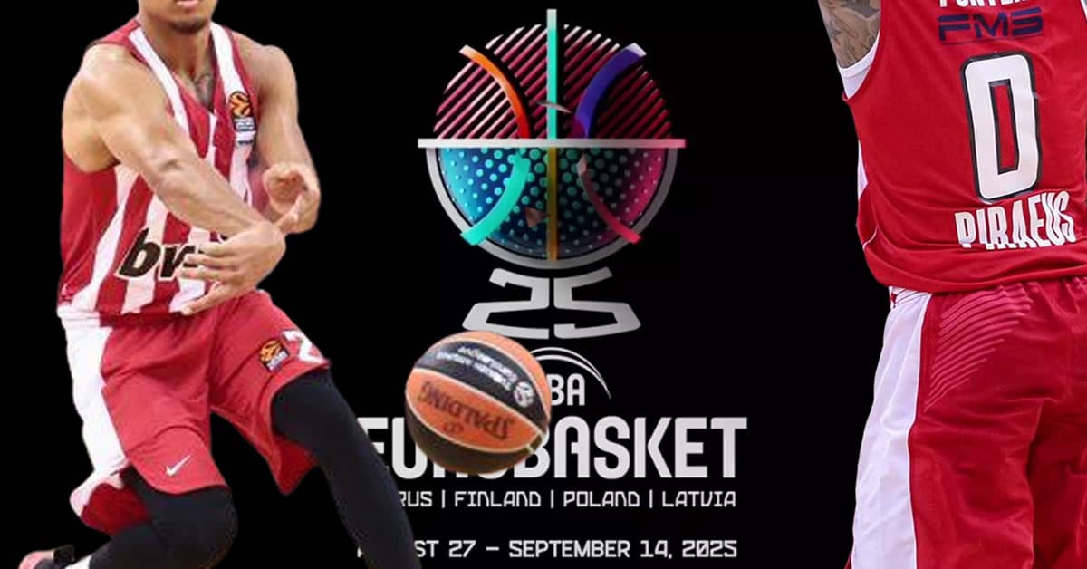 eurobasket 2025 dyo proin paiktes tou olybiakou
