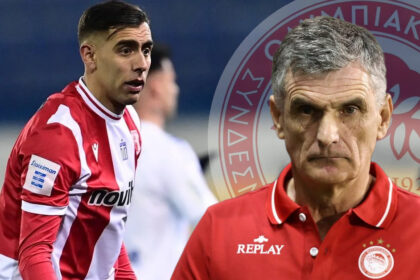 Ο Χεφτέ Μπετανκόρ πανηγυρίζει γκολ με τη φανέλα του Πανσερραϊκού – την επόμενη σεζόν στον Ολυμπιακο