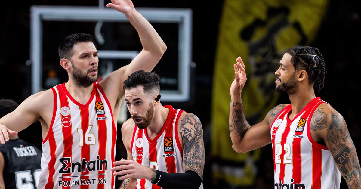 olympiakos players action euroleague