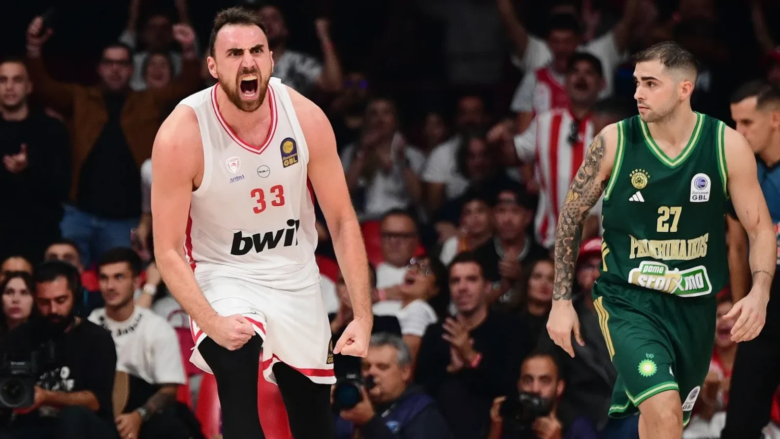 olympiakos panathinaikos 90 86 thriam