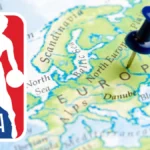 Χάρτης των πόλεων που εξετάζει το NBA για τη λίγκα του 2027, με την Αθήνα μέσα.