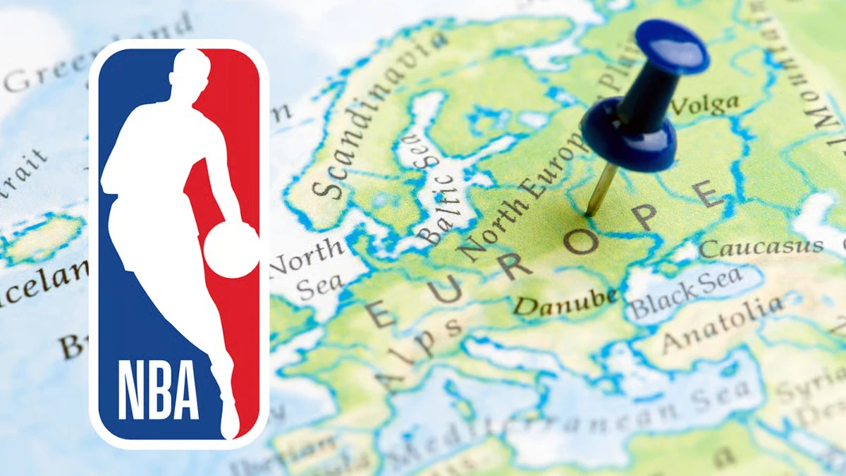 Χάρτης των πόλεων που εξετάζει το NBA για τη λίγκα του 2027, με την Αθήνα μέσα.