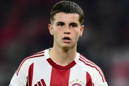 Ο Χρήστος Μουζακίτης σε αγώνα του Ολυμπιακού