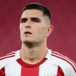 Ο Λορέντζο Πιρόλα με τη φανέλα του Ολυμπιακού σε αγώνα Champions League