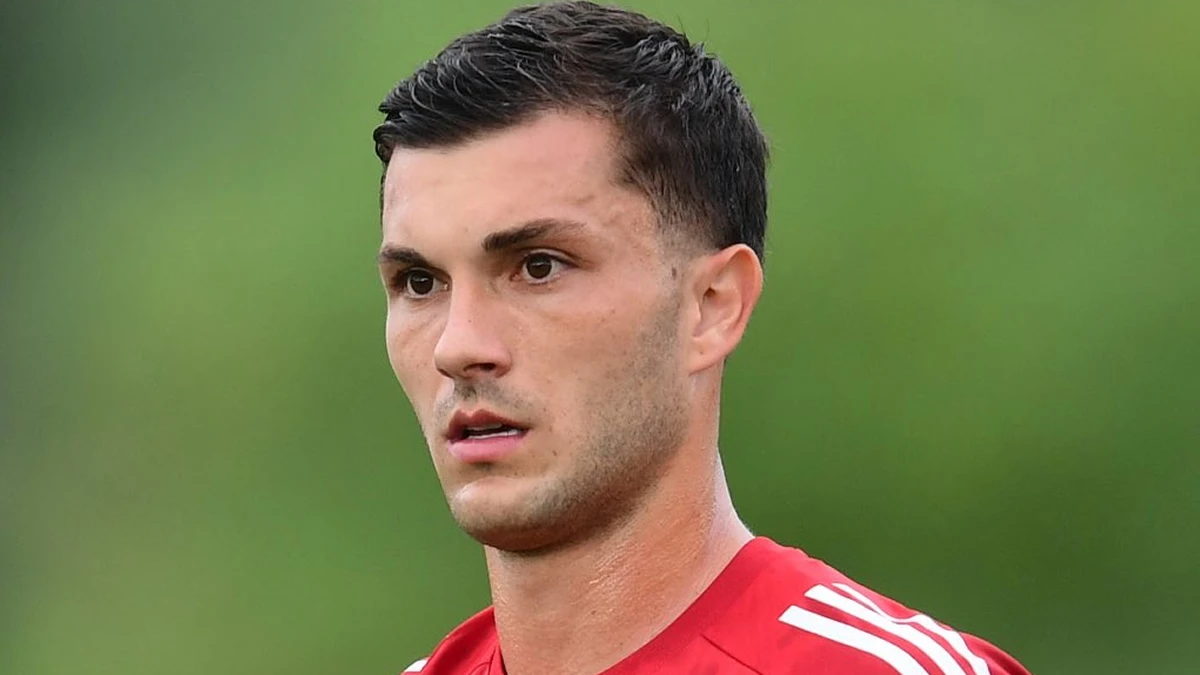 Ο Στρέφετσα σε προπόνηση του Ολυμπιακού.