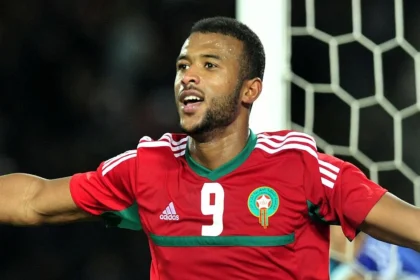 Ο Αγιούμπ Ελ Κααμπί με τη φανέλα του Μαρόκου στον αγώνα με το Μάλι