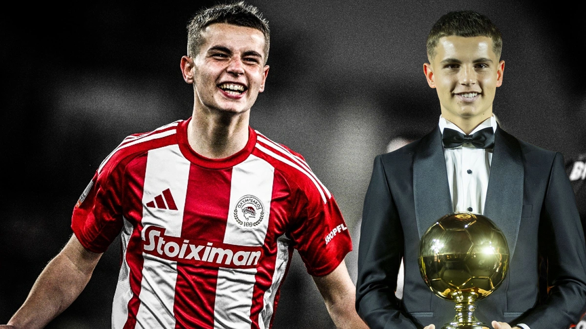 Ο Χρήστος Μουζακίτης στη βράβευση Golden Boy Web 2025 στο Τορίνο