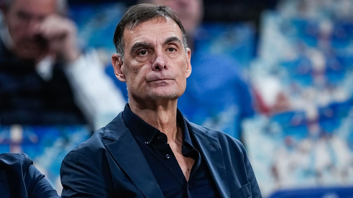 Ο Μπαρτζώκας σε αγώνα του Ολυμπιακού στη Euroleague