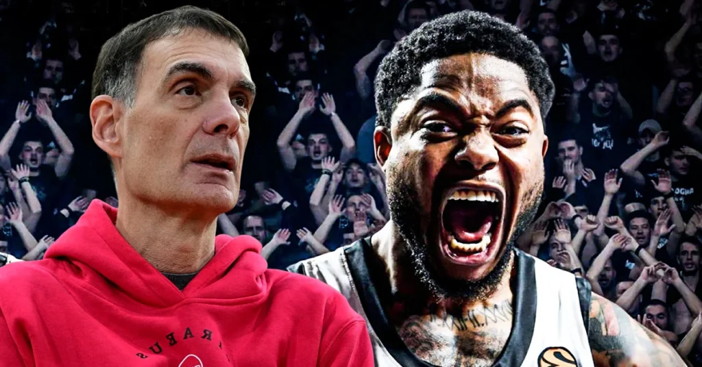 Ο Ταϊρίκ Τζόουνς με τη φανέλα της Παρτίζαν – πιθανός μεταγραφικός στόχος του Ολυμπιακού