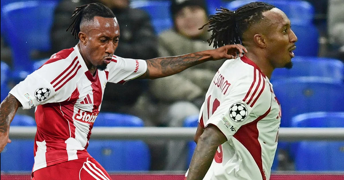 Ο Ζέλσον Μάρτινς με τη φανέλα του Ολυμπιακού