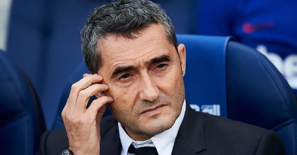 Ο Ερνέστο Βαλβέρδε σκυθρωπός και προβληματισμένος στον πάγκο της Αθλέτικ Μπιλμπάο