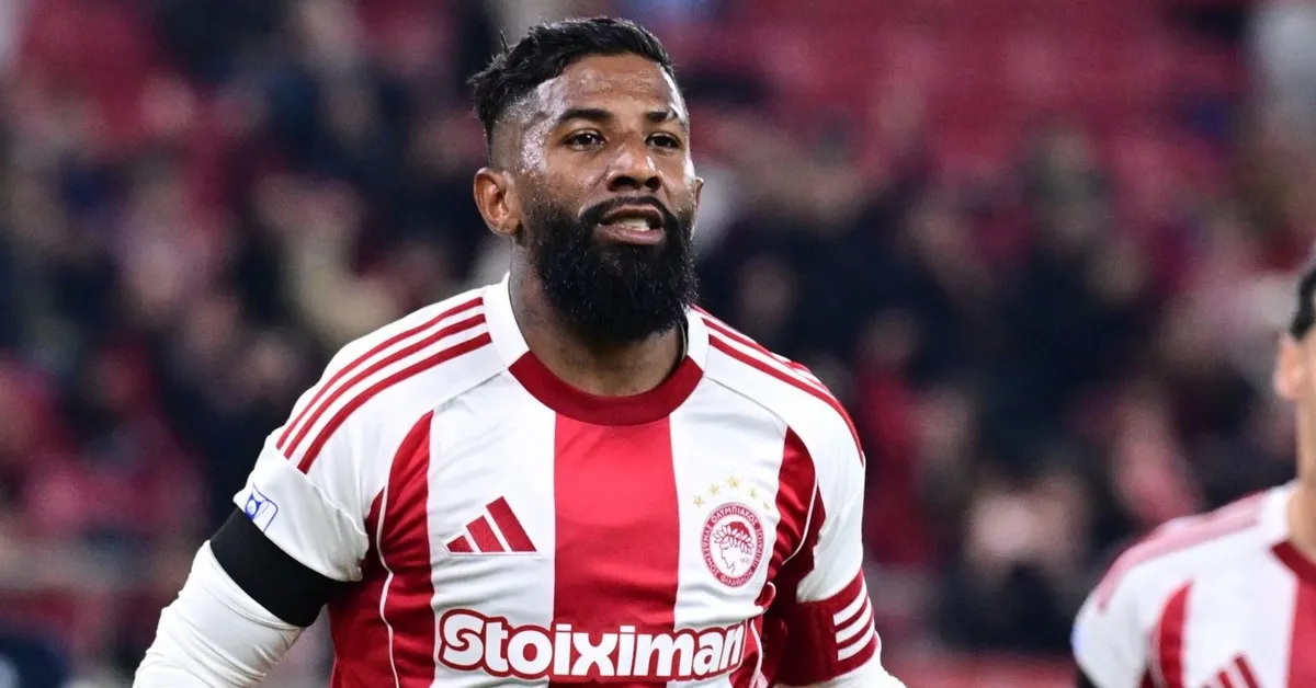 Ο Ροντινέι σε αγώνα του Ολυμπιακού