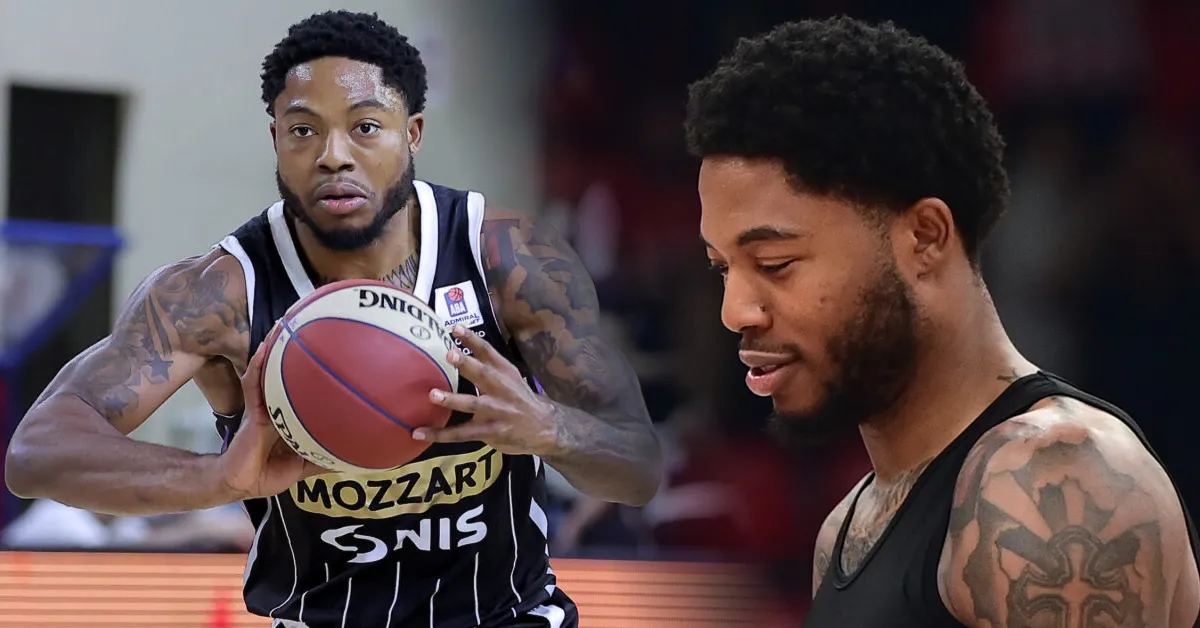 Ο Ταϊρίκ Τζόουνς σε φάση με την φανέλα της Παρτιζάν