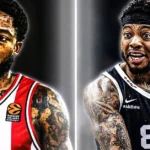 Ο Ταϊρίκ Τζόουνς με την φανέλα της Παρτιζάν και του Ολυμπιακού