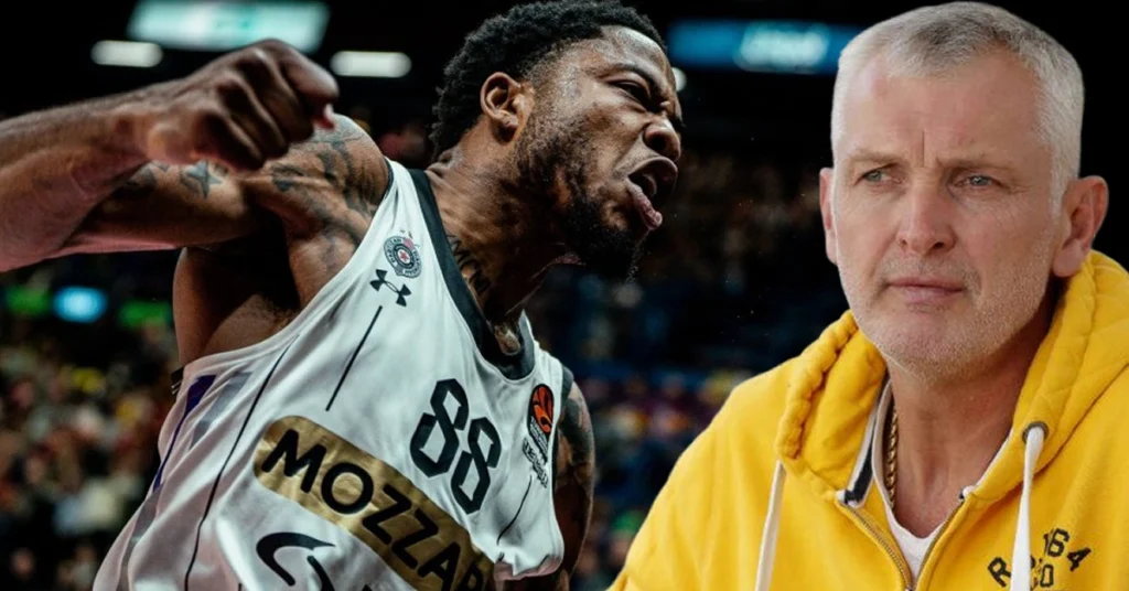 Ο Ζάρκο Πάσπαλι παρακολουθεί έντονα αγώνα της Παρτιζάν υπό το βλέμμα των εξελίξεων