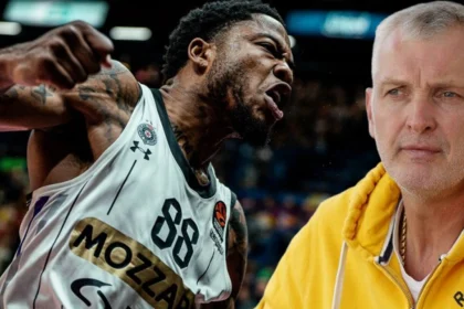 Ο Ζάρκο Πάσπαλι παρακολουθεί έντονα αγώνα της Παρτιζάν υπό το βλέμμα των εξελίξεων