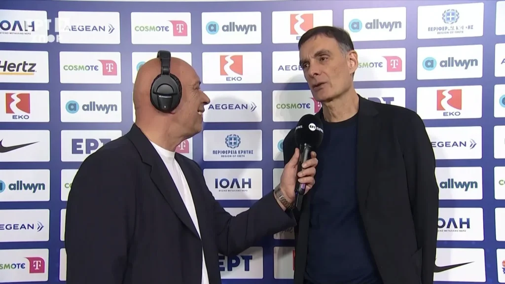 Ο Γιώργος Μπαρτζώκας μιλάει με προβληματισμό στη συνέντευξη Τύπου του Final 8