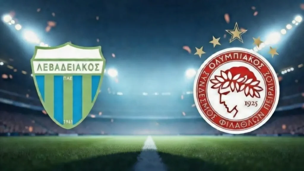 Λεβαδειακός - Ολυμπιακός Live Streaming