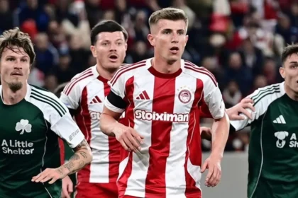 Φάση απο τον αγώνα Ολυμπιακός - Παναθηναϊκός