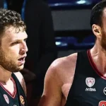 olympiakos bartzokas vezenkov bench euroleague