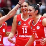 olympiakos volley gynaikon panigirismos koumpoura panathinaikos