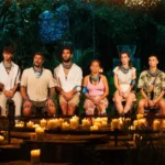 Παίκτες του Survivor στο συμβούλιο του νησιού με έκδηλη αγωνία πριν την ψηφοφορία