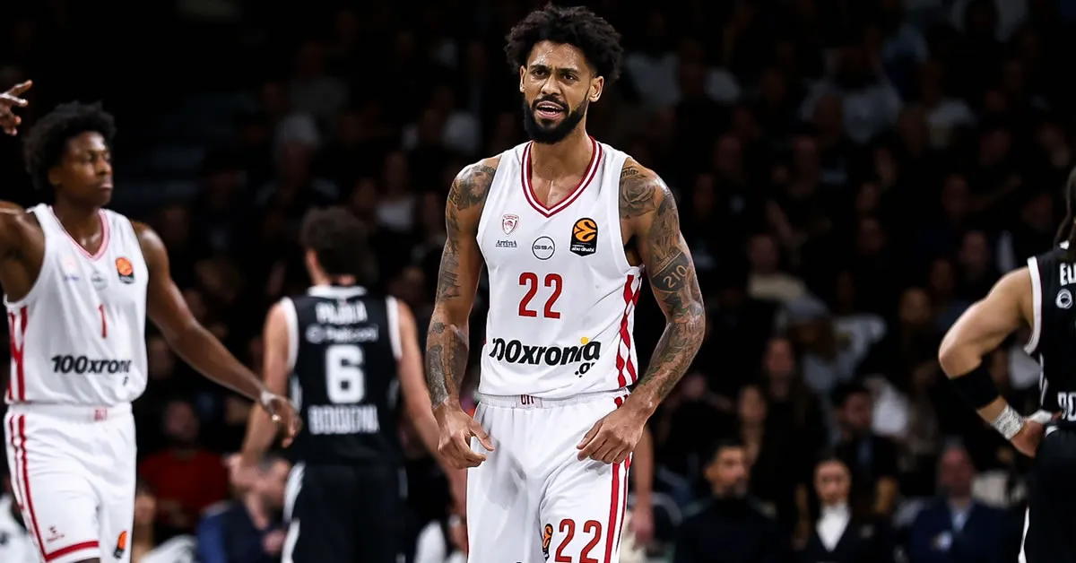 O Τάιλερ Ντόρσεϊ κατά τη διάρκεια αγώνα της Euroleague