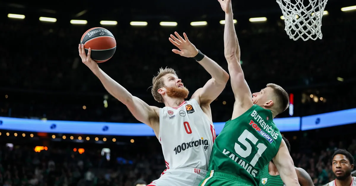 Τα highlights του αγώνα Ζαλγκίρις εναντίον Ολυμπιακού στην Euroleague