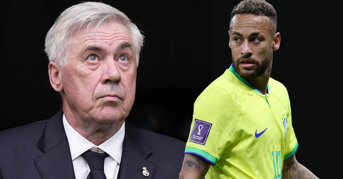 Ο Κάρλο Αντσελότι κατά τη διάρκεια προπόνησης της Εθνικής Βραζιλίας.