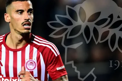 Ο Τσικίνιο σε αγώνα του Ολυμπιακού