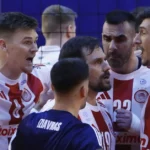 olympiacos volley panathinaikos mets playoffs