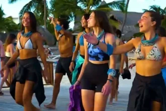 Τα κορίτσια των Επαρχιατών του Survivor απολαμβάνουν το έπαθλο τους στον Άγιο Δομίνικο