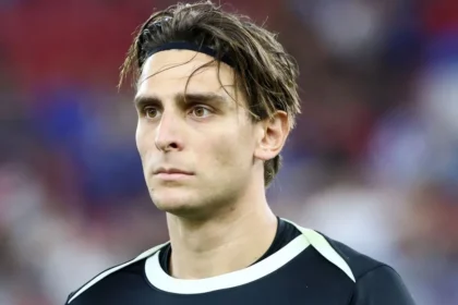 Ο τερματοφύλακας του Ολυμπιακού Κωνσταντής Τζολάκης, που βρίσκεται στο μεταγραφικό στόχαστρο της Γιουβέντους