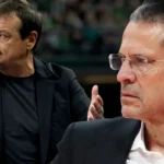 Ο Πέδρο Μαρτίνεθ εμφανώς εκνευρισμένος απαντά στον Εργκίν Αταμάν για το ακατάλληλο σχόλιο περί Λέικερς μετά τη νίκη της Βαλένθια επί του Παναθηναϊκού.