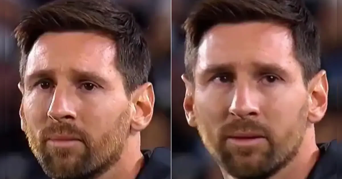 Ο Λιονέλ Μέσι δακρυσμένος με τη φανέλα της εθνικής Αργεντινής κατά τη διάρκεια της ιστορικής αναμέτρησης στο Μπουένος Άιρες.