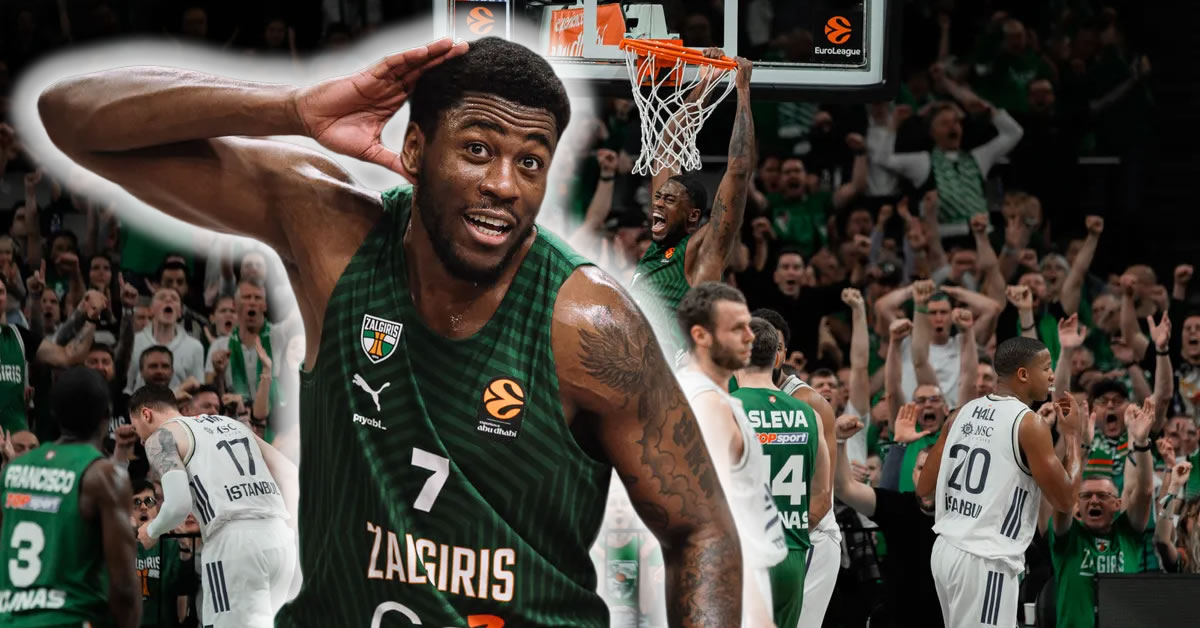 Ο Μόουζες Ράιτ κυριαρχεί στη ρακέτα με τη φανέλα της Ζαλγκίρις Κάουνας στην αναμέτρηση της Euroleague απέναντι στην Μπαρτσελόνα.