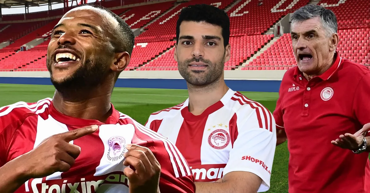 Ο προπονητής του Ολυμπιακού Χοσέ Λουίς Μεντιλίμπαρ καταστρώνει τα επιθετικά του πλάνα στην προπόνηση ενόψει του ντέρμπι με την ΑΕΚ.