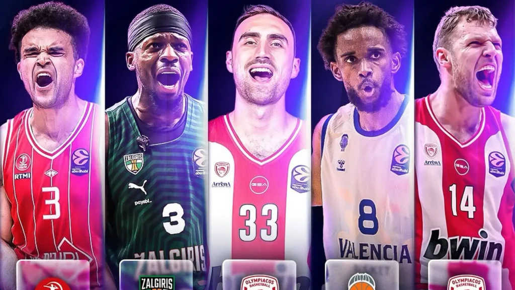 EuroLeague: Βεζένκοφ και Μιλουτίνοφ στην πεντάδα της σεζόν