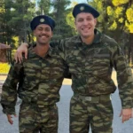 Βεζένκοφ και Ντόρσεϊ με στρατιωτική στολή μετά την απάντηση της ΚΑΕ Ολυμπιακός στον Παναθηναϊκό.