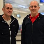 Ο Γιώργος και ο Παναγιώτης Αγγελόπουλος κάνουν δηλώσεις για την πρόκριση του Ολυμπιακού.