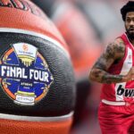 Ο Τάιλερ Ντόρσει σε φάση του Ολυμπιακού στην Euroleague.