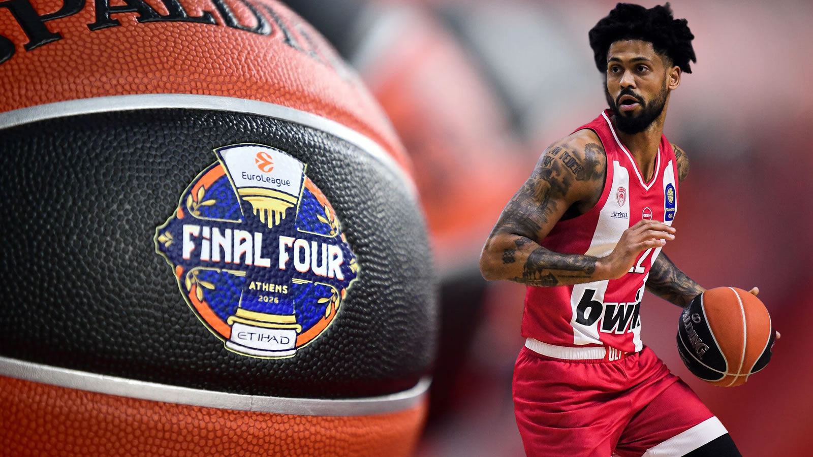 Ο Τάιλερ Ντόρσει σε φάση του Ολυμπιακού στην Euroleague.
