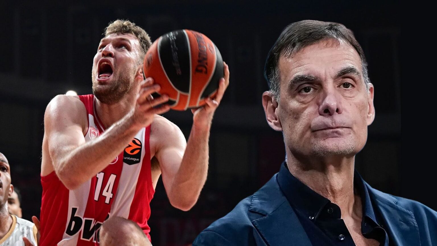 Ο Σάσα Βεζένκοβ και ο Γιώργος Μπαρτζώκας καταστρώνουν τα νικηφόρα πλάνα του Ολυμπιακού για το Final 4 της Euroleague.