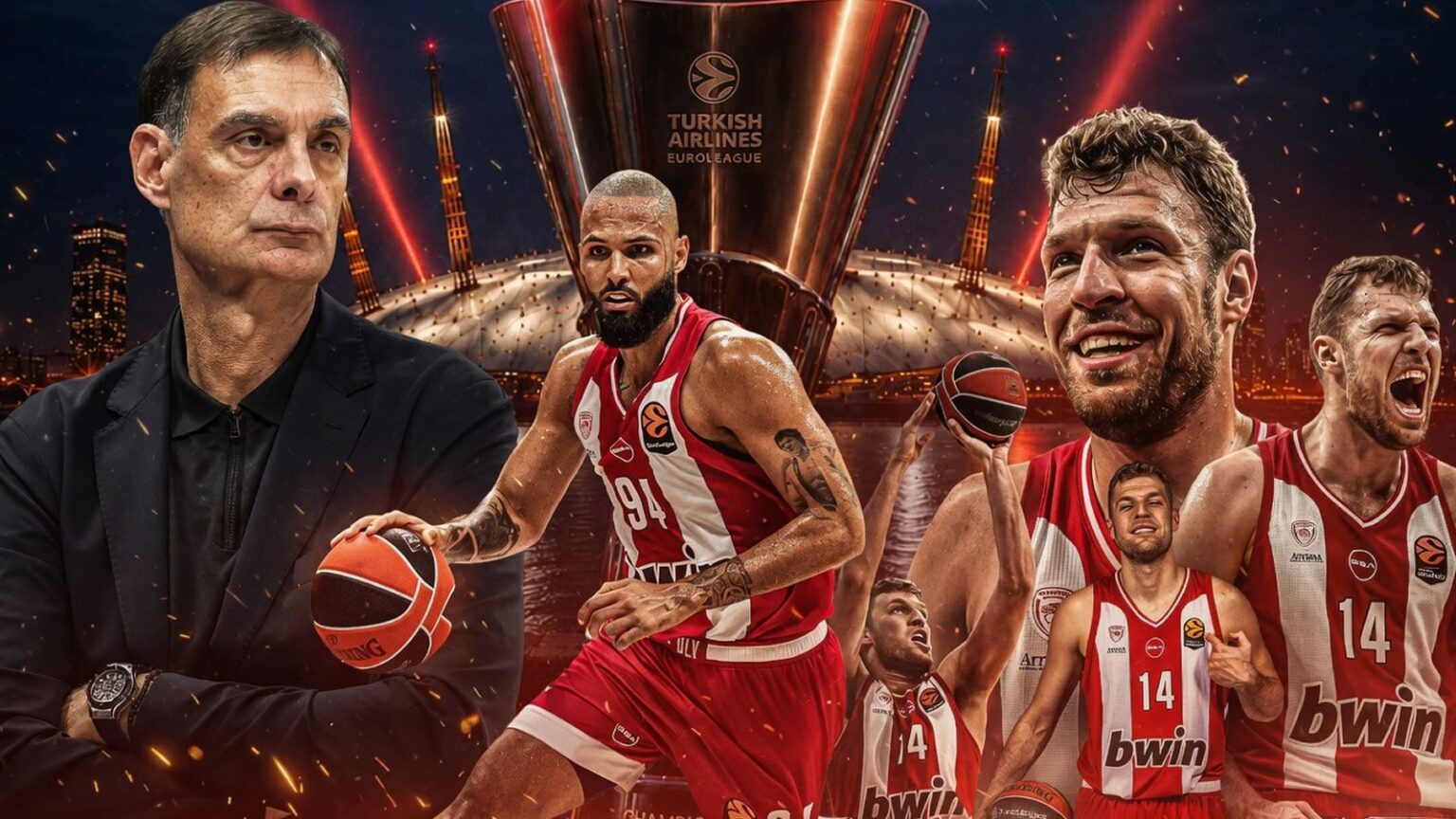 Εντυπωσιακό γραφικό του Ολυμπιακού για το Final 4 της Euroleague