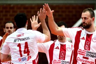 olympiakos aek 36 30 3os telikos handball