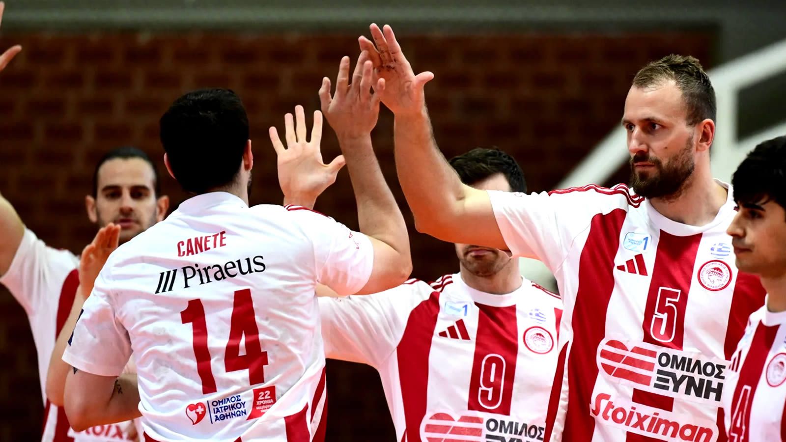 olympiakos aek 36 30 3os telikos handball