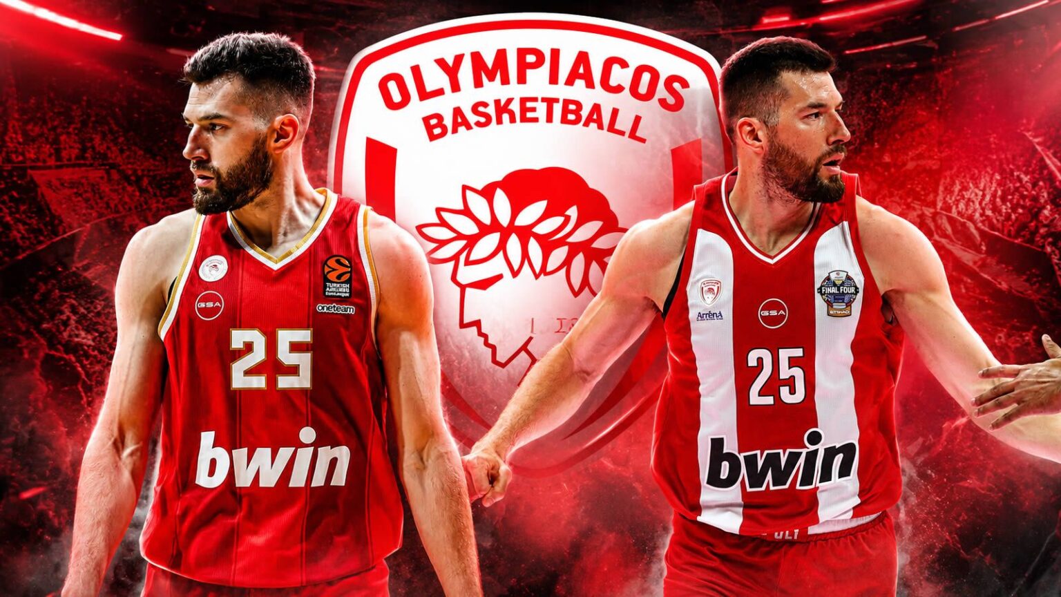 Ο Άλεκ Πίτερς με την φανέλα του πρωταθλητή Euroleague Ολυμπιακού