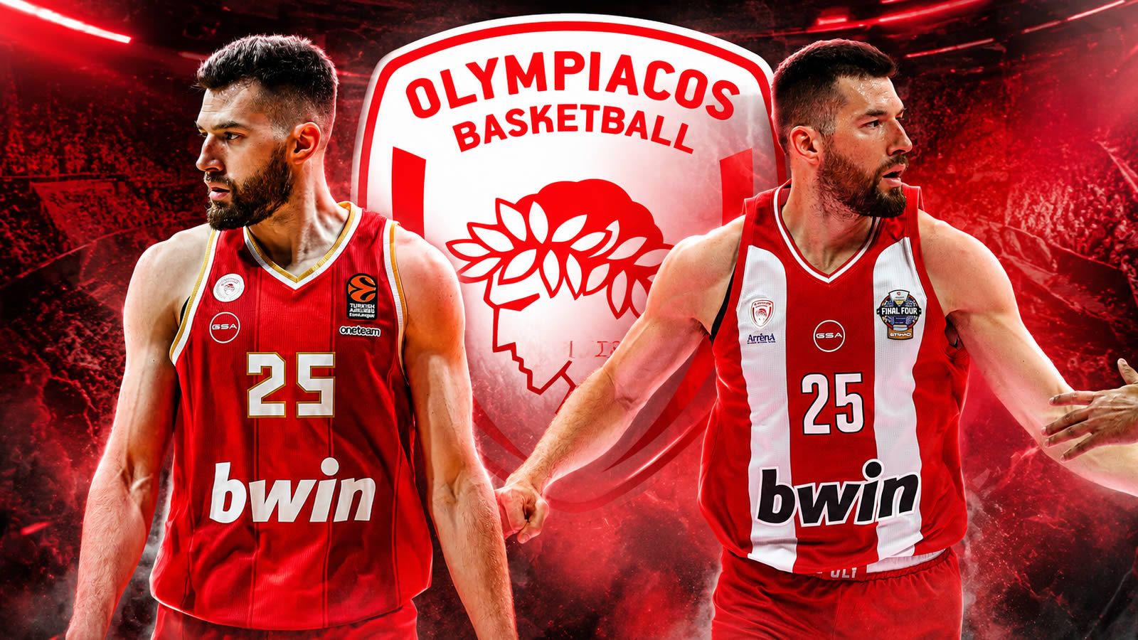 Ο Άλεκ Πίτερς με την φανέλα του πρωταθλητή Euroleague Ολυμπιακού