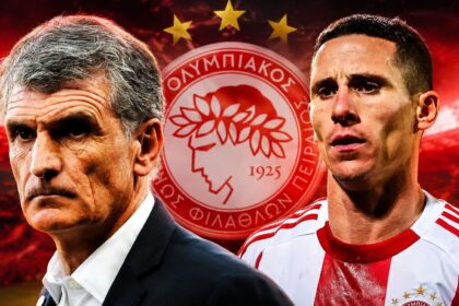 Ο Ποντένσε με τη φανέλα του Ολυμπιακού στο Καραϊσκάκη