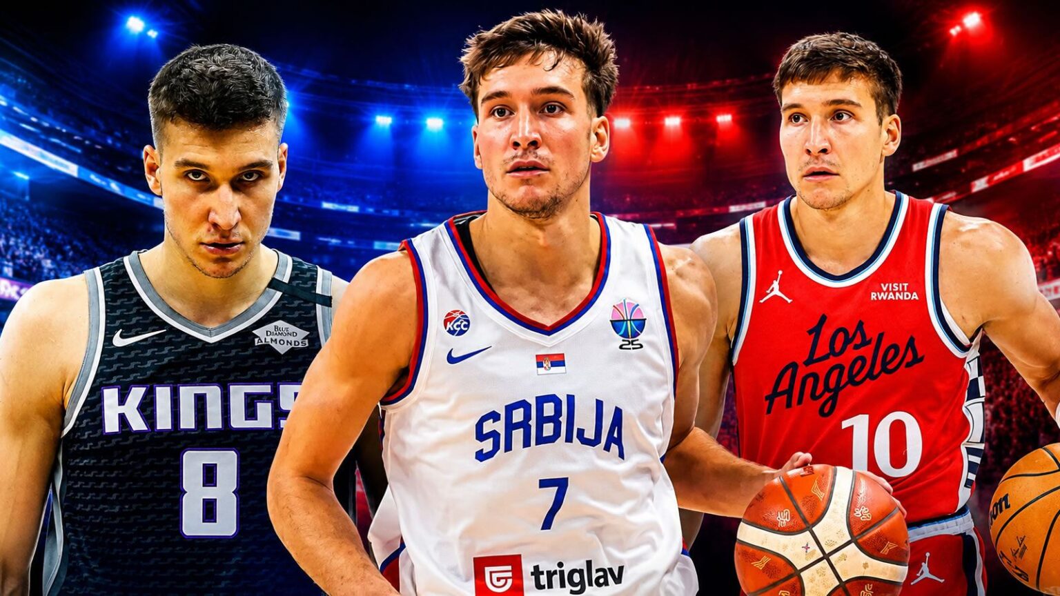 Ο Μπόγκνταν Μπογκντάνοβιτς σε δράση στο NBA